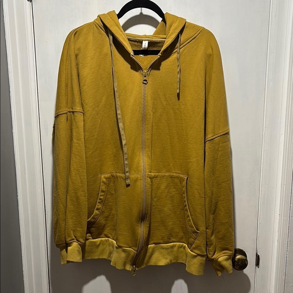 NAP oversized zip up sweatshirt